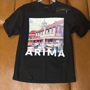 Arima Black Graphic T-Shirt